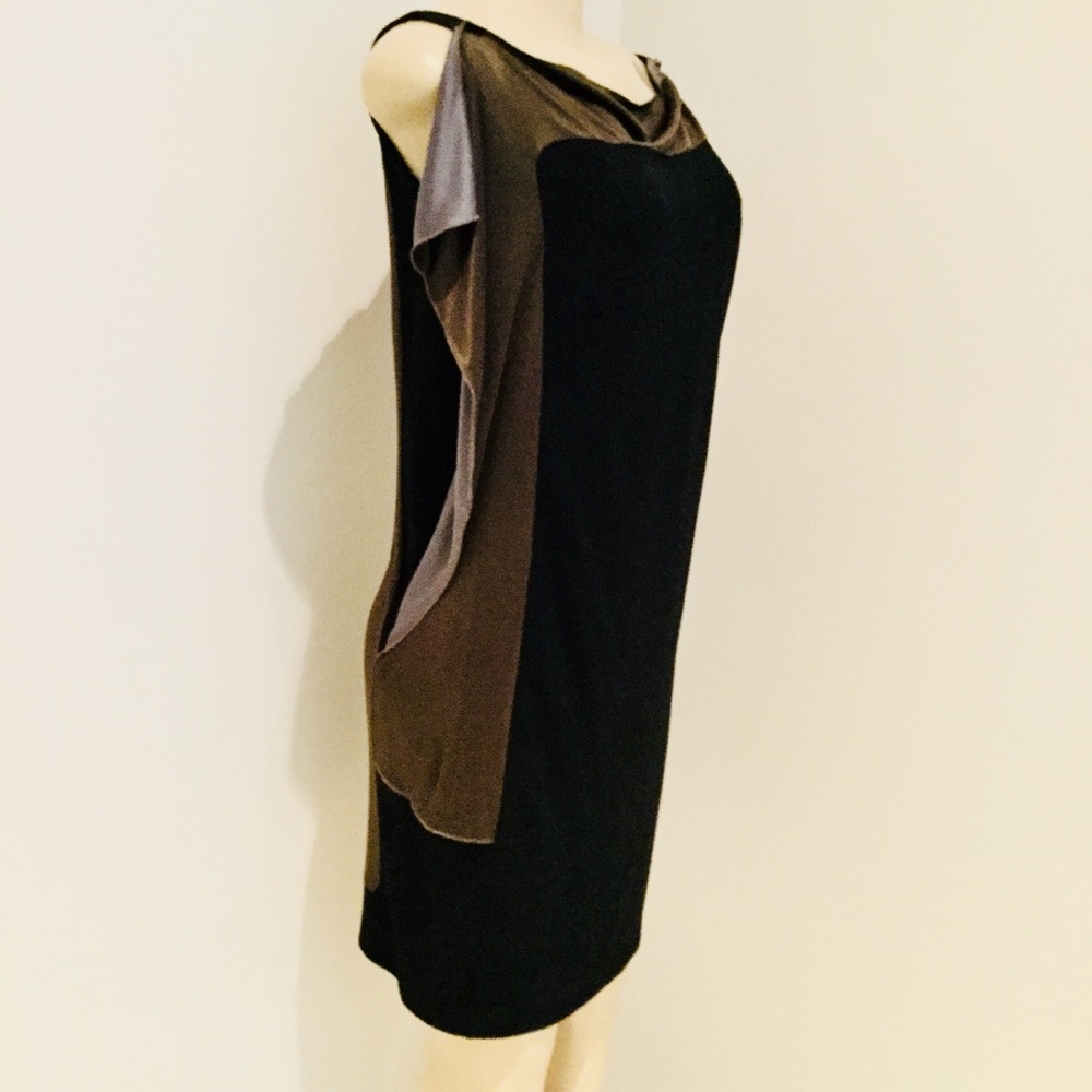 BALENCIAGA SATIN-TRIMMED MIDI DRESS - Picture 3 of 7